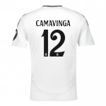 Günstige Fußballtrikots Real Madrid Camavinga 12 Heimtrikot 2024-25 Kurzarm